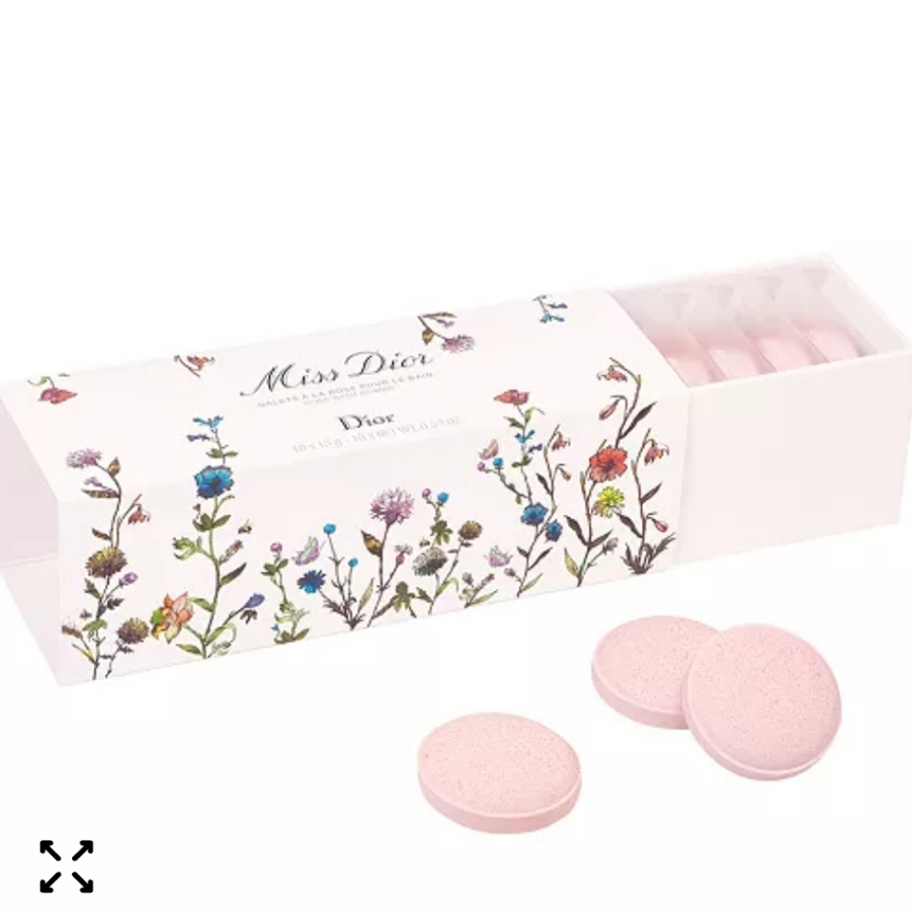 Miss Dior Rose Bath Bomb Set 10 Pcs Box Millefiori Couture Limited Edition New